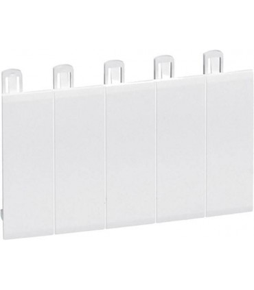 Заглушка Legrand на 5 модулей, белая 001660