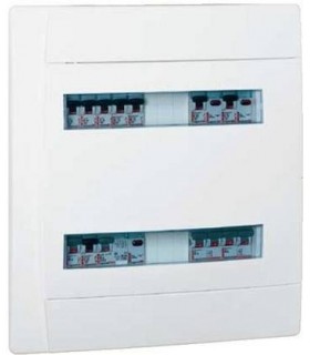 Распределительный щиток Legrand Practibox для скрытого монтажа IP40, 1 рейка 6 модулей 601110
