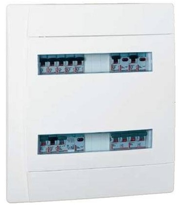 Распределительный щиток Legrand Practibox для скрытого монтажа IP40, 1 рейка 6 модулей 601110