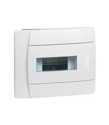 Распределительный щиток скрытого монтажа Legrand Practibox с шинами PE + N, 1 рейка 12 модулей 601117