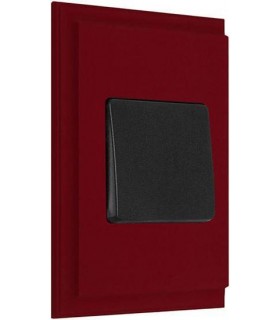 Одноклавишный выключатель в сборе FEDE MARCO, red wine FD01611RW/FD17705-M