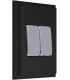 Двухклавишный выключатель в сборе FEDE MARCO, black FD01611BK/FD04311CB