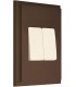 Двухклавишный выключатель в сборе FEDE MARCO, moka FD01611MK/FD16705