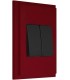 Двухклавишный выключатель в сборе FEDE MARCO, red wine FD01611RW/FD16705-M
