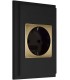 Розетка в сборе FEDE MARCO, black FD01611BK/FD04335OB-M