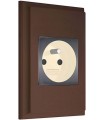 Розетка в сборе FEDE MARCO, moka FD01611MK/FD04335CB
