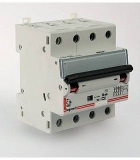 Дифференциальный автоматический выключатель Legrand DX3 50A Тип AC 300mA 411210