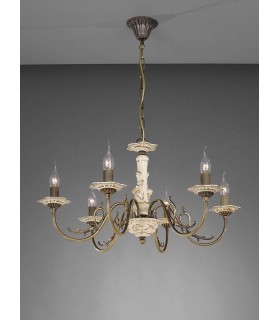 Люстра La Lampada L 1206/6.40 Ceramic Cream L 1206/6.40