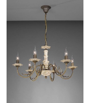 Люстра La Lampada L 1206/6.40 Ceramic Cream L 1206/6.40