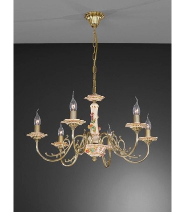 Люстра La Lampada L 1206/6.26 Ceramic Madreperla L 1206/6.26