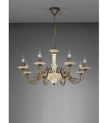 Люстра La Lampada L 1206/8.40 Ceramic Cream L 1206/8.40