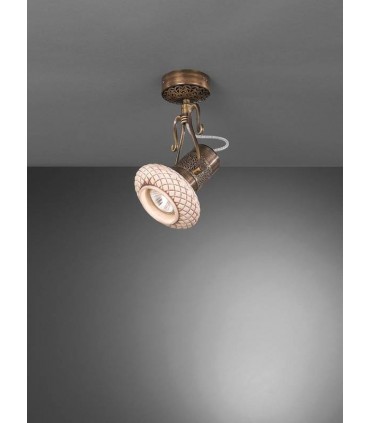 Cпот (точечный светильник) La Lampada PL 462/1.40 Ceramic Antique PL 462/1.40