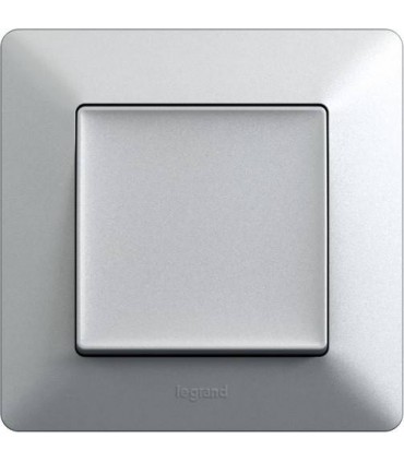Выключатель одноклавишный в сборе Legrand Valena Life, Алюминий {PRODUCT_REFERENCE}
