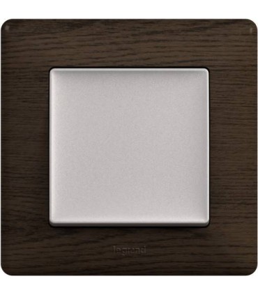 Выключатель одноклавишный в сборе Legrand Valena Life, Темное дерево {PRODUCT_REFERENCE}