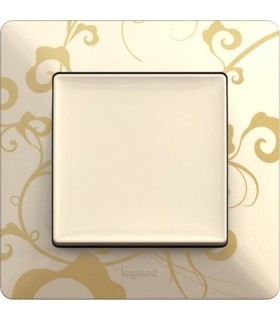 Выключатель одноклавишный в сборе Legrand Valena Life, Ампир Бежевый {PRODUCT_REFERENCE}