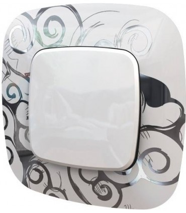 Одноклавишный выключатель в сборе Legrand Valena Allure, Нарцисс хром {PRODUCT_REFERENCE}