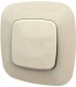 Одноклавишный выключатель в сборе Legrand Valena Allure, Тиснение бежевое {PRODUCT_REFERENCE}