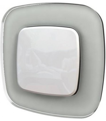 Одноклавишный выключатель в сборе Legrand Valena Allure, Белое стекло {PRODUCT_REFERENCE}