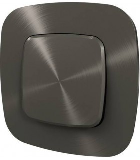 Одноклавишный выключатель в сборе Legrand Valena Allure, Черная сталь {PRODUCT_REFERENCE}