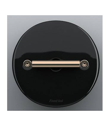 Поворотный выключатель наружного монтажа в сборе Fontini DO Collection, Черный фарфор 33308272