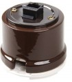 Интернет розетка Salvador для наружного монтажа, коричневы {PRODUCT_REFERENCE}