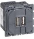 Зарядное устройство 2хUSB 1500 мА, Legrand Celiane {PRODUCT_REFERENCE}
