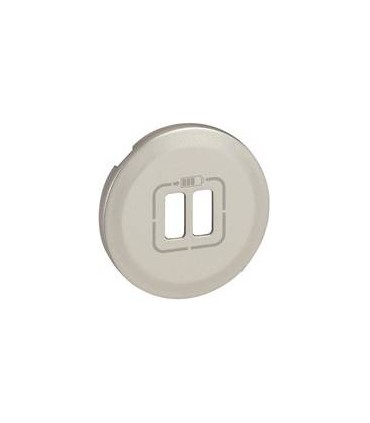 Лицевая панель Legrand Celiane для зарядного устройства 2хUSB 1500 мА, титан {PRODUCT_REFERENCE}