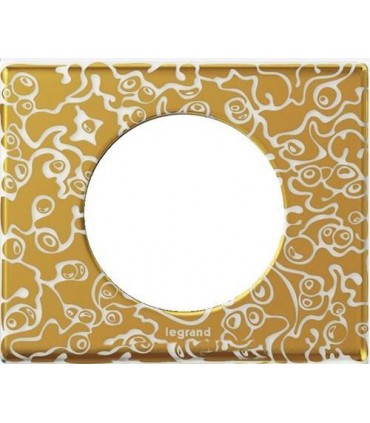Рамка на 1 пост Legrand Celiane, фарфор золотая феерия {PRODUCT_REFERENCE}