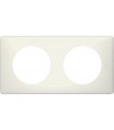Рамка на 2 поста Legrand Celiane, белая перкаль {PRODUCT_REFERENCE}