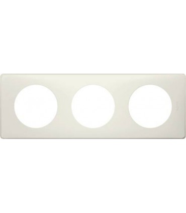 Рамка на 3 поста Legrand Celiane, белая перкаль {PRODUCT_REFERENCE}