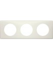 Рамка на 3 поста Legrand Celiane, белая перкаль {PRODUCT_REFERENCE}