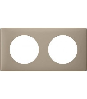 Рамка на 2 поста Legrand Celiane, грэй перкаль {PRODUCT_REFERENCE}