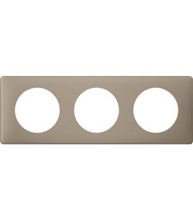 Рамка на 3 поста Legrand Celiane, грэй перкаль {PRODUCT_REFERENCE}