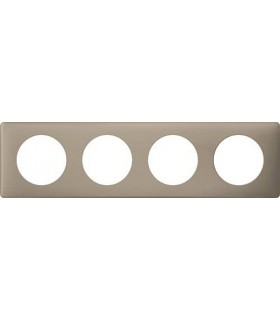 Рамка на 4 поста Legrand Celiane, грэй перкаль {PRODUCT_REFERENCE}