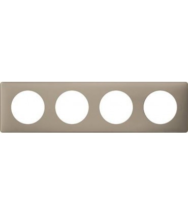 Рамка на 4 поста Legrand Celiane, грэй перкаль {PRODUCT_REFERENCE}