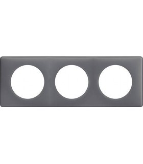 Рамка на 3 поста Legrand Celiane, фиолетовая перкаль {PRODUCT_REFERENCE}