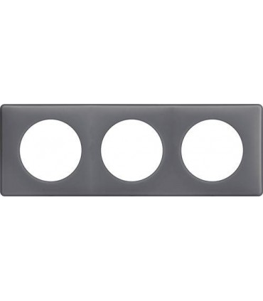Рамка на 3 поста Legrand Celiane, фиолетовая перкаль {PRODUCT_REFERENCE}