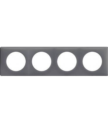 Рамка на 4 поста Legrand Celiane, фиолетовая перкаль {PRODUCT_REFERENCE}
