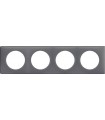 Рамка на 4 поста Legrand Celiane, фиолетовая перкаль {PRODUCT_REFERENCE}