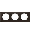 Рамка на 3 поста Legrand Celiane, черная перкаль {PRODUCT_REFERENCE}