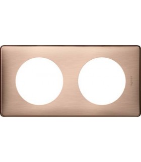 Рамка на 2 поста Legrand Celiane, медь {PRODUCT_REFERENCE}