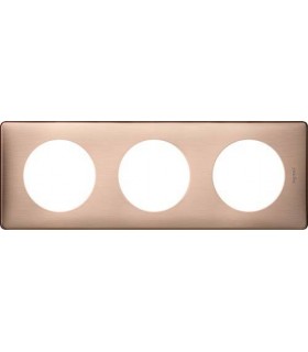 Рамка на 3 поста Legrand Celiane, медь {PRODUCT_REFERENCE}