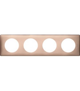 Рамка на 4 поста Legrand Celiane, медь {PRODUCT_REFERENCE}