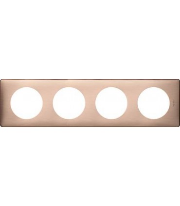 Рамка на 4 поста Legrand Celiane, медь {PRODUCT_REFERENCE}