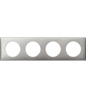 Рамка на 4 поста Legrand Celiane, сильвер пунктум {PRODUCT_REFERENCE}
