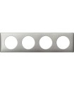 Рамка на 4 поста Legrand Celiane, сильвер пунктум {PRODUCT_REFERENCE}