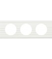 Рамка на 3 поста Legrand Celiane, Corian белый рельеф {PRODUCT_REFERENCE}