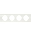Рамка на 4 поста Legrand Celiane, Corian белый рельеф {PRODUCT_REFERENCE}