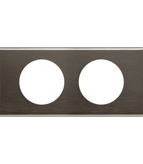 Рамка на 2 поста Legrand Celiane, черный никель {PRODUCT_REFERENCE}
