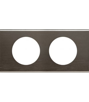 Рамка на 2 поста Legrand Celiane, черный никель {PRODUCT_REFERENCE}